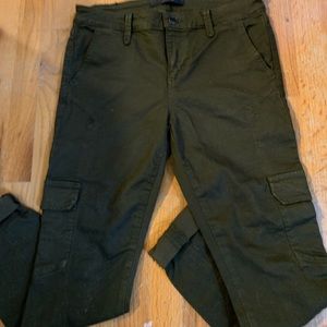 Cargo skinny leg pants